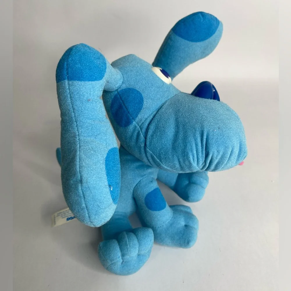 Vintage 1997 Blues Clues Pose-A-Blue 8” Tyco Plush Viacom Nickelodeon 90s - Picture 3 of 9